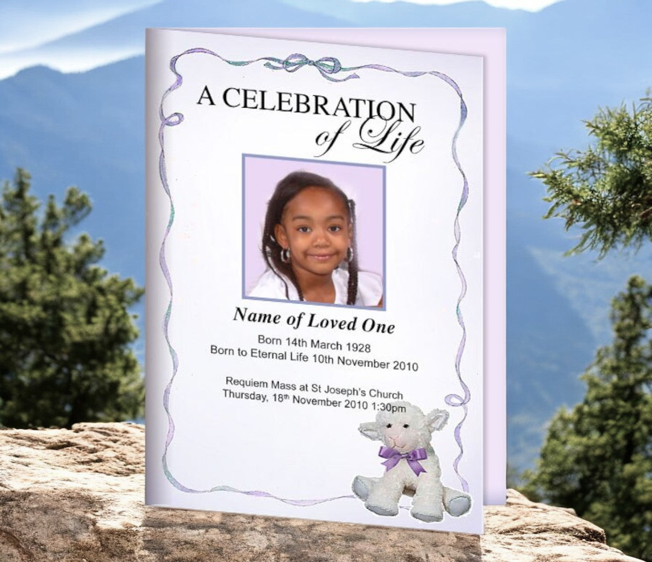 Celebration of Life Guest Book -Choice of Colors, Personalized w/ name & outlets dates- Funeral Guestbook Wake Sign In Record Book Memorial Church