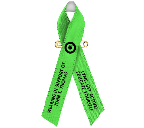 Lime Green Ribbons ,Lyme Disease, Mental Health Awareness Stock Photo,  Picture and Royalty Free Image. Image 62648020.