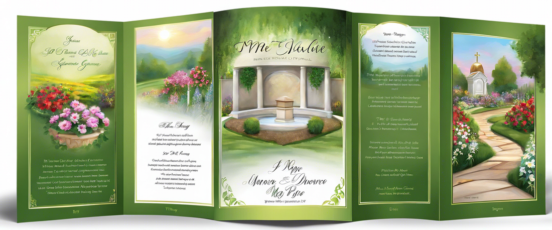 Creating a Touching Memorial: Customizing Funeral Program Templates