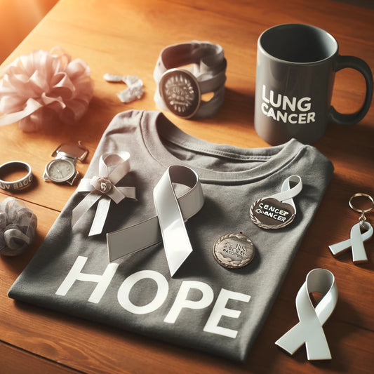 Lung Cancer Ribbon Merchandise: Spreading Awareness