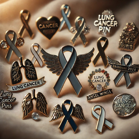 Lung Cancer Ribbon Pins: Symbols of Awareness