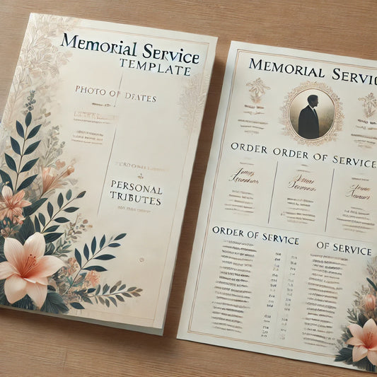 Memorial Service Program Template: Honoring a Loved One's Legacy