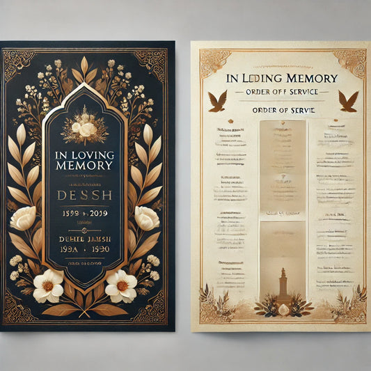 Understanding Double-Sided Funeral Program Templates