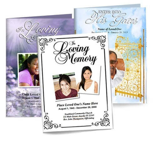 funeral booklets