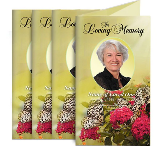 DIY Funeral Brochure Design