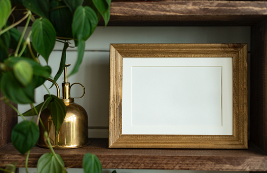 Displaying Funeral Brochures in Picture Frames