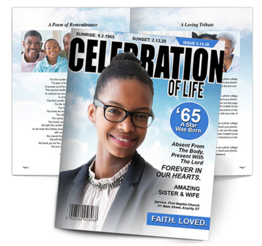 Celebration of Life Program Example