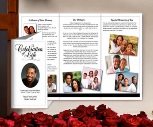 Funeral Program Template Design Ideas: Creating a Beautiful and Personal Tribute