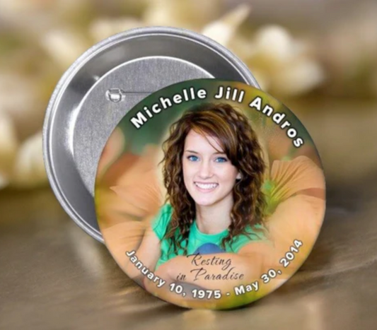 Creative Ways to Display Memorial Buttons During a Funeral or Memorial Service