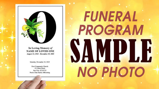 A Deep Dive into Funeral Program Examples - The Funeral Program Site