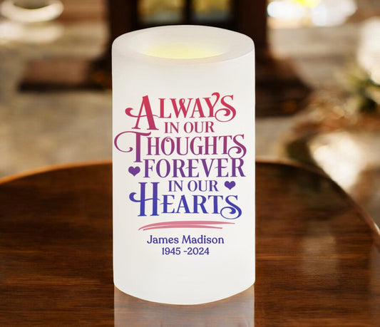 Can I Use a Portrait-Oriented Photo on a Flameless LED Memorial Candle?