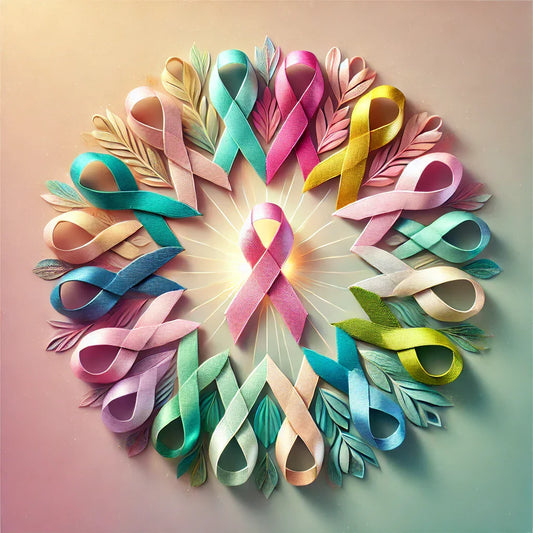 cancer ribbons funeral program site