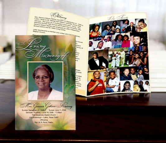 Can I Customize Funeral Program Templates With Photos?