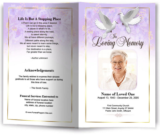 Celebrating a Life: Creative Ideas for Using Funeral Program Templates