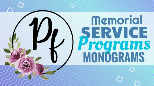 memorial service programs