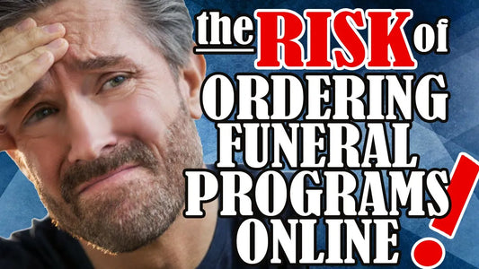 buying online funeral program tips