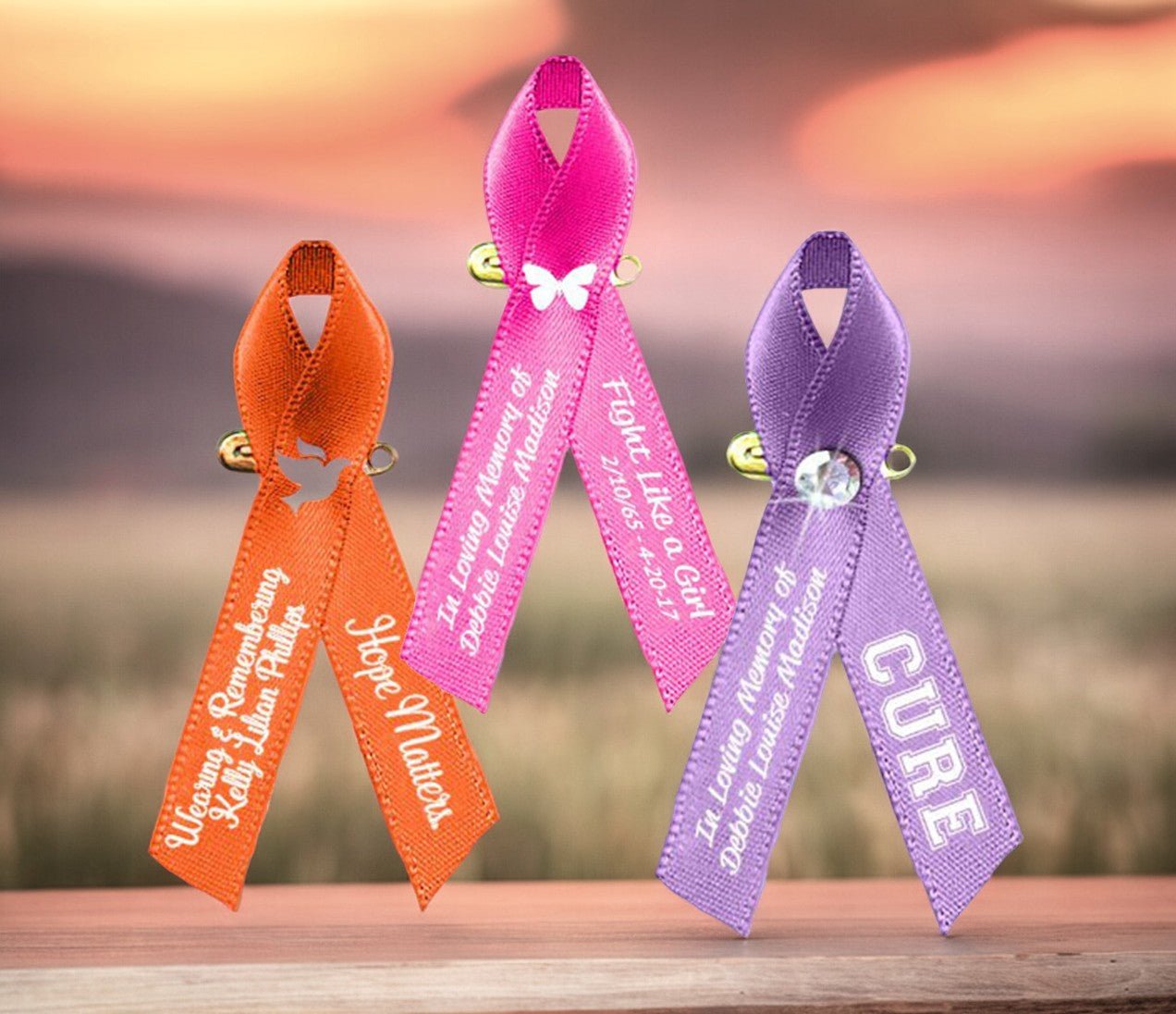 Awareness & Cancer Ribbons - Memorial, Funerals, Any Event - The Funeral Program Site