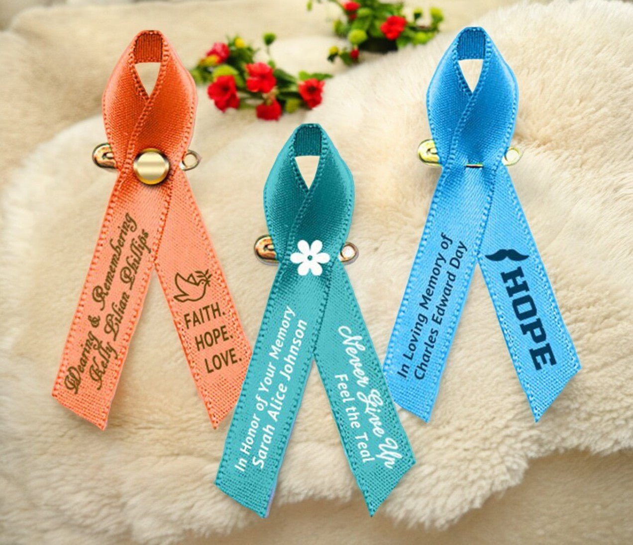 Cancer Ribbon - The Funeral Program Site