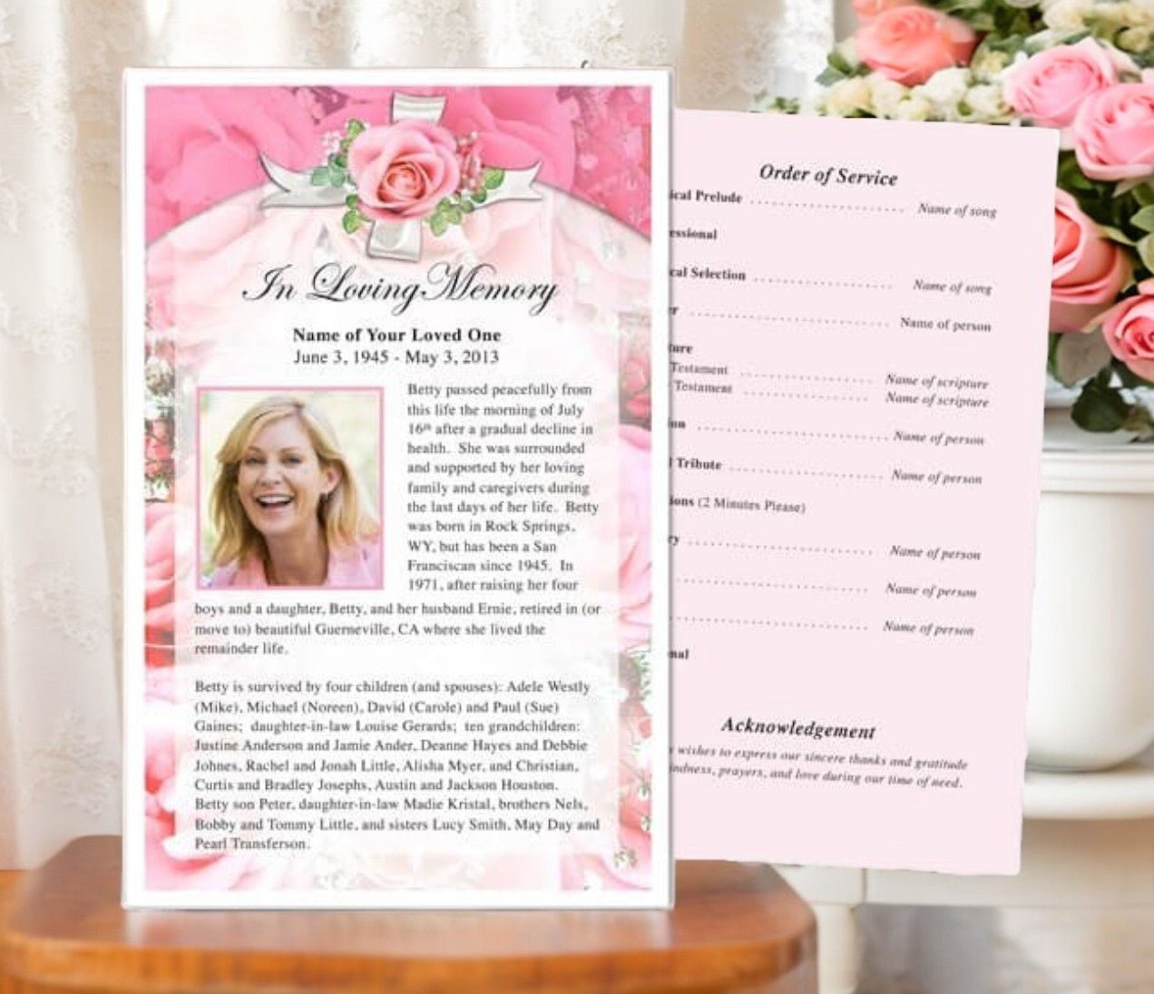 DIY Funeral Flyer Templates - The Funeral Program Site