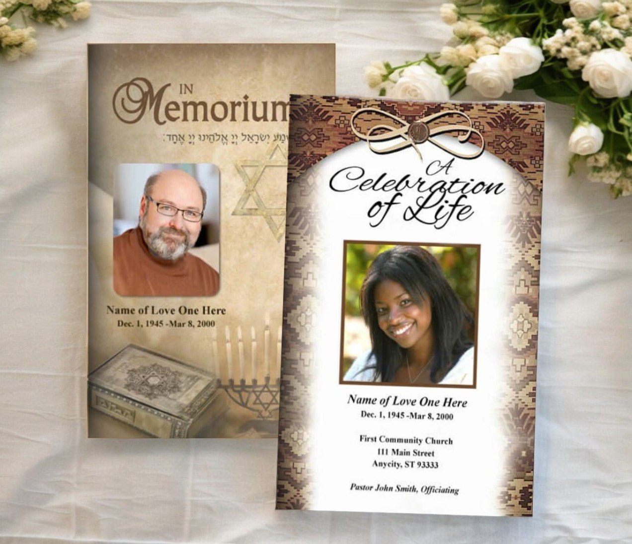 Ethnic, Culture, Heritage Funeral Program Templates - The Funeral Program Site