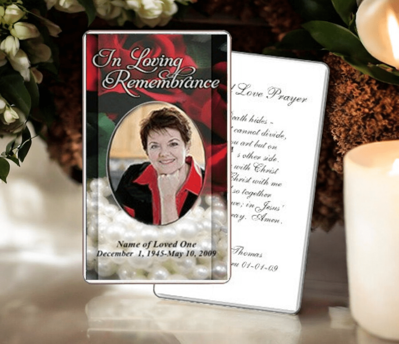 Funeral Prayer Cards - DIY Funeral Prayer Card Templates - The Funeral Program Site