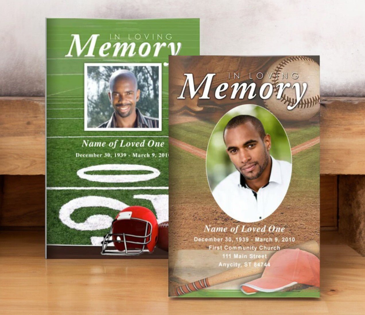 Funeral Program Designs Sports/Hobbies/Career - The Funeral Program Site