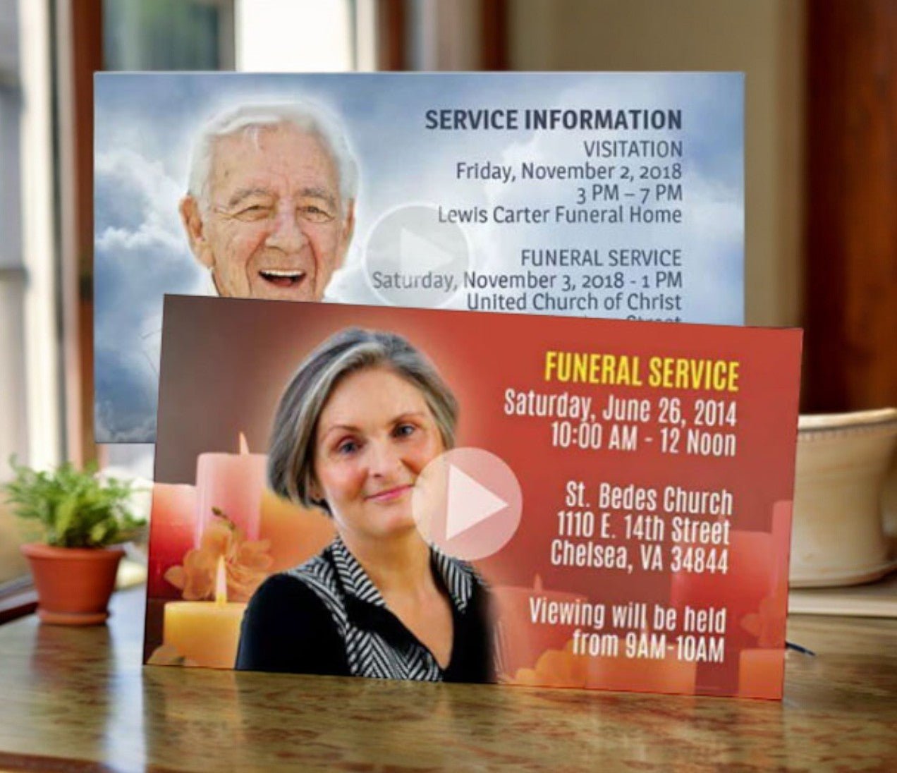 Funeral Service Announcement Videos - The Funeral Program Site