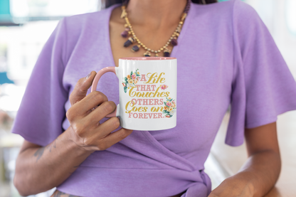 A Life That Touches Others In Memory Coffee Mug