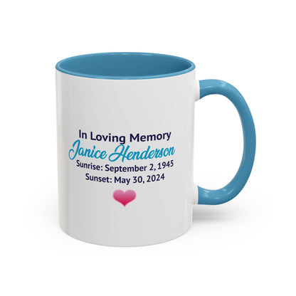 Always On My Mind In Memory Coffee Mug - The Funeral Program Site