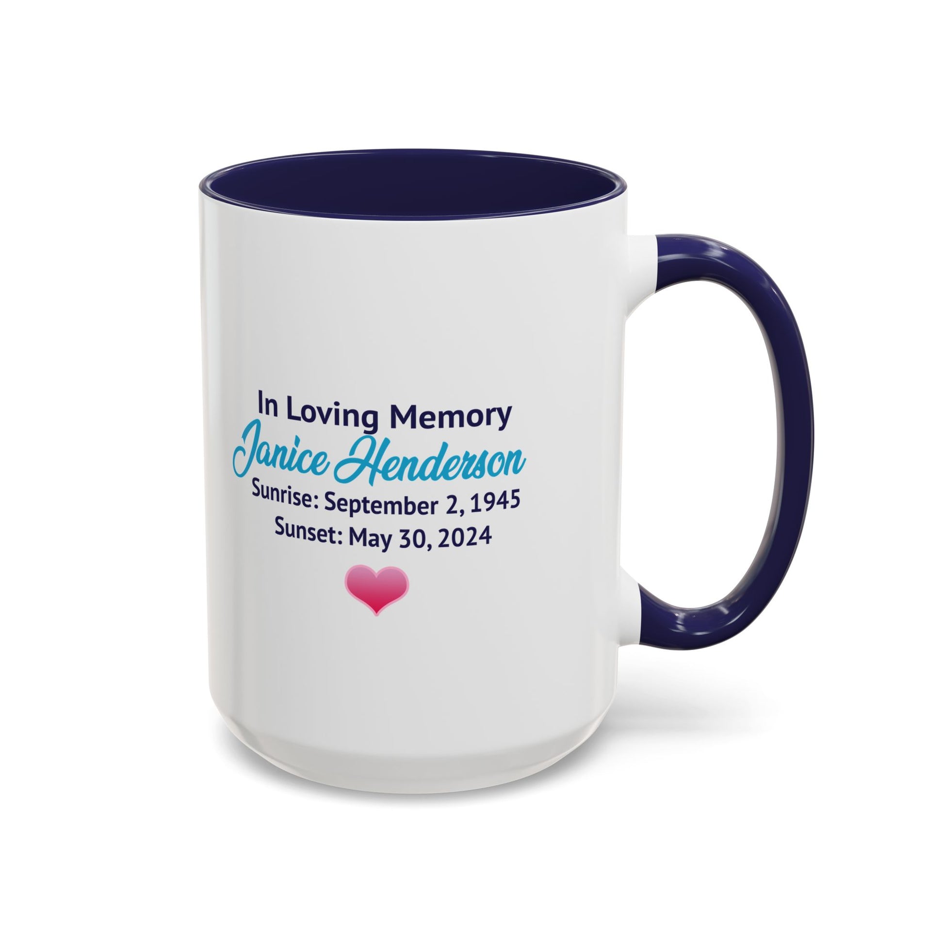 Always On My Mind In Memory Coffee Mug - The Funeral Program Site