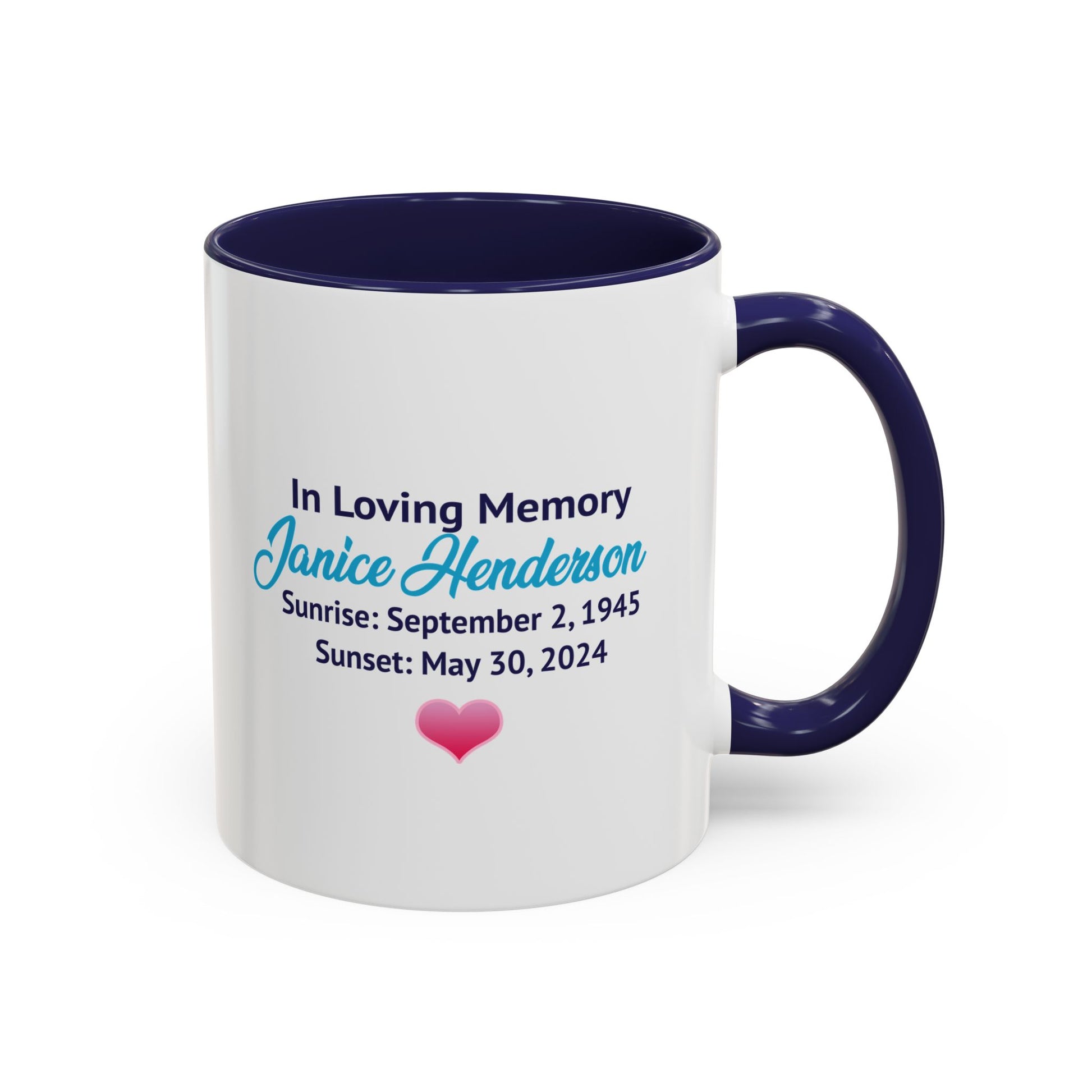 Always On My Mind In Memory Coffee Mug - The Funeral Program Site