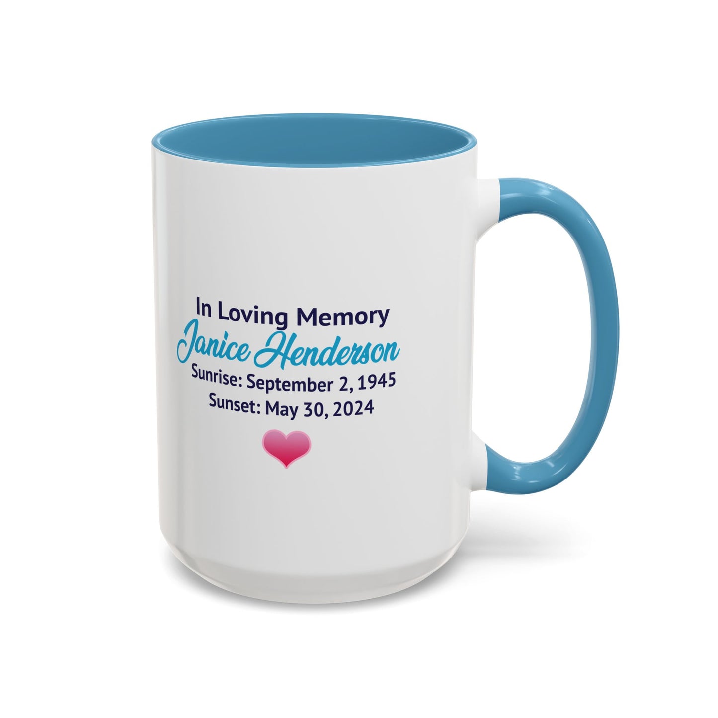 Always On My Mind In Memory Coffee Mug - The Funeral Program Site