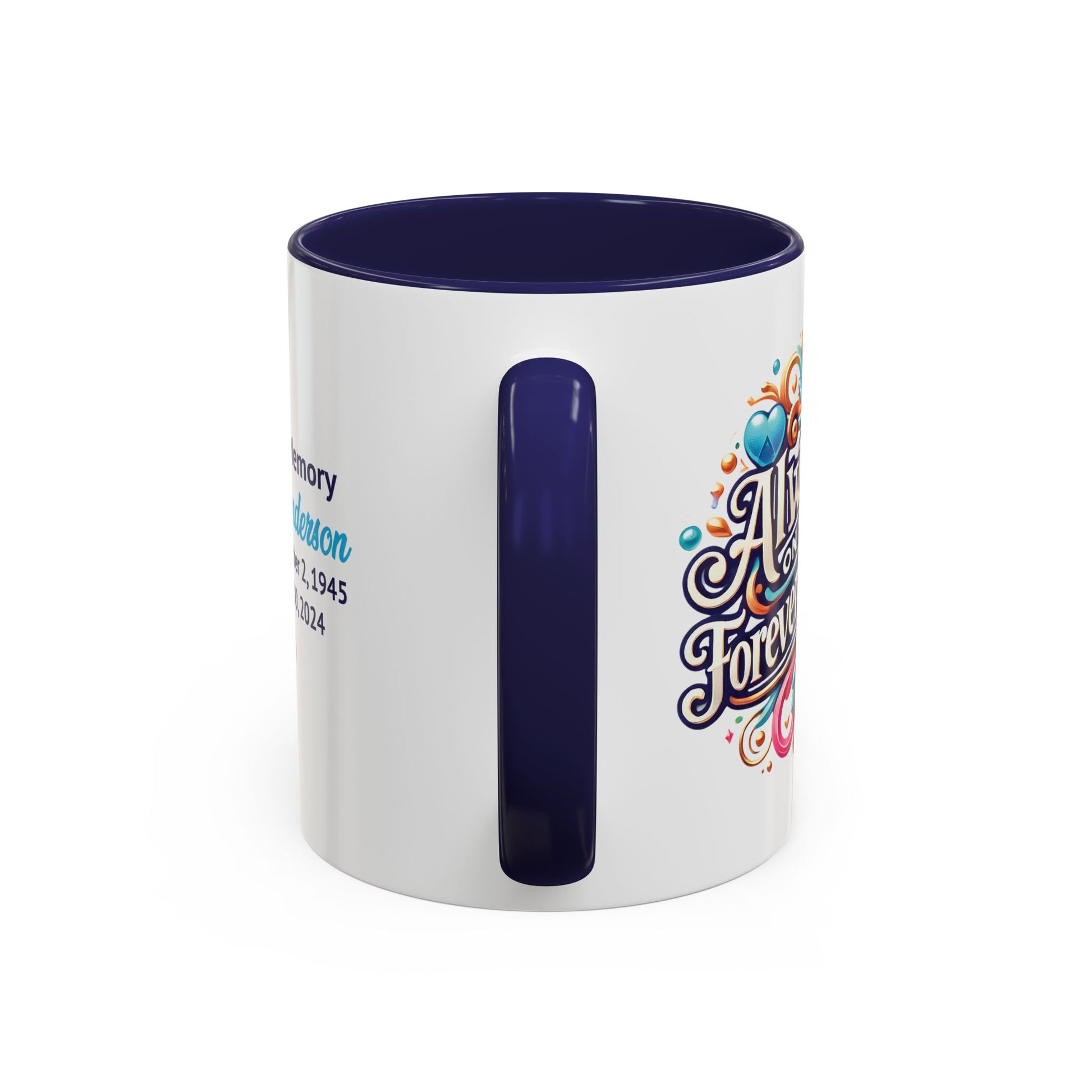 Always On My Mind In Memory Coffee Mug - The Funeral Program Site