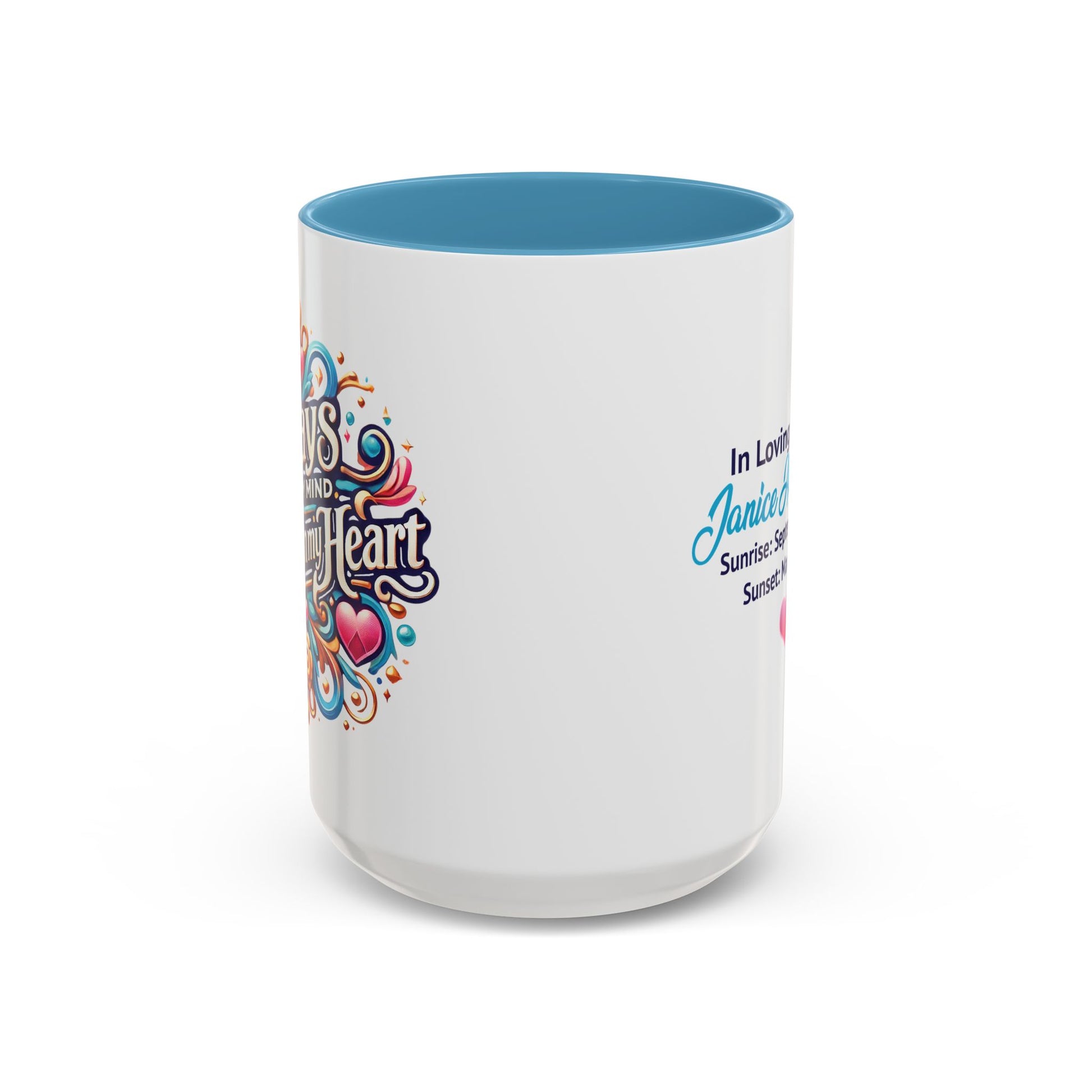 Always On My Mind In Memory Coffee Mug - The Funeral Program Site