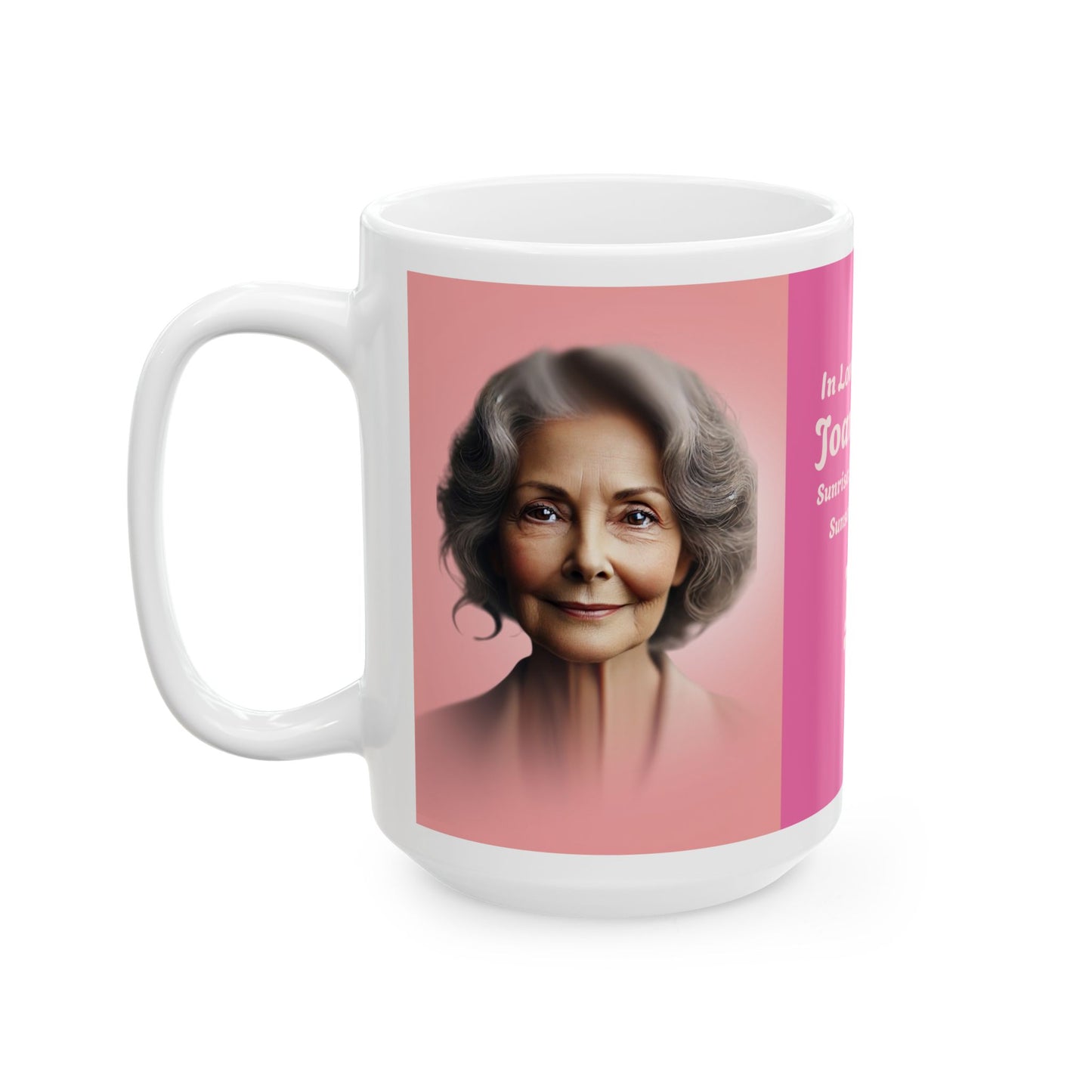 2 Photo In Loving Memory Ceramic Mug