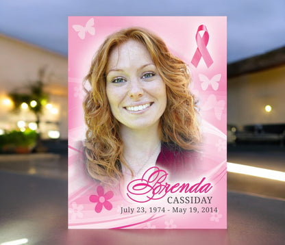 Awareness Funeral Poster Memorial Portrait