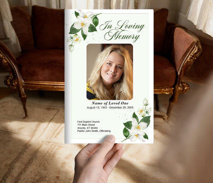 Belinda Funeral Program Template