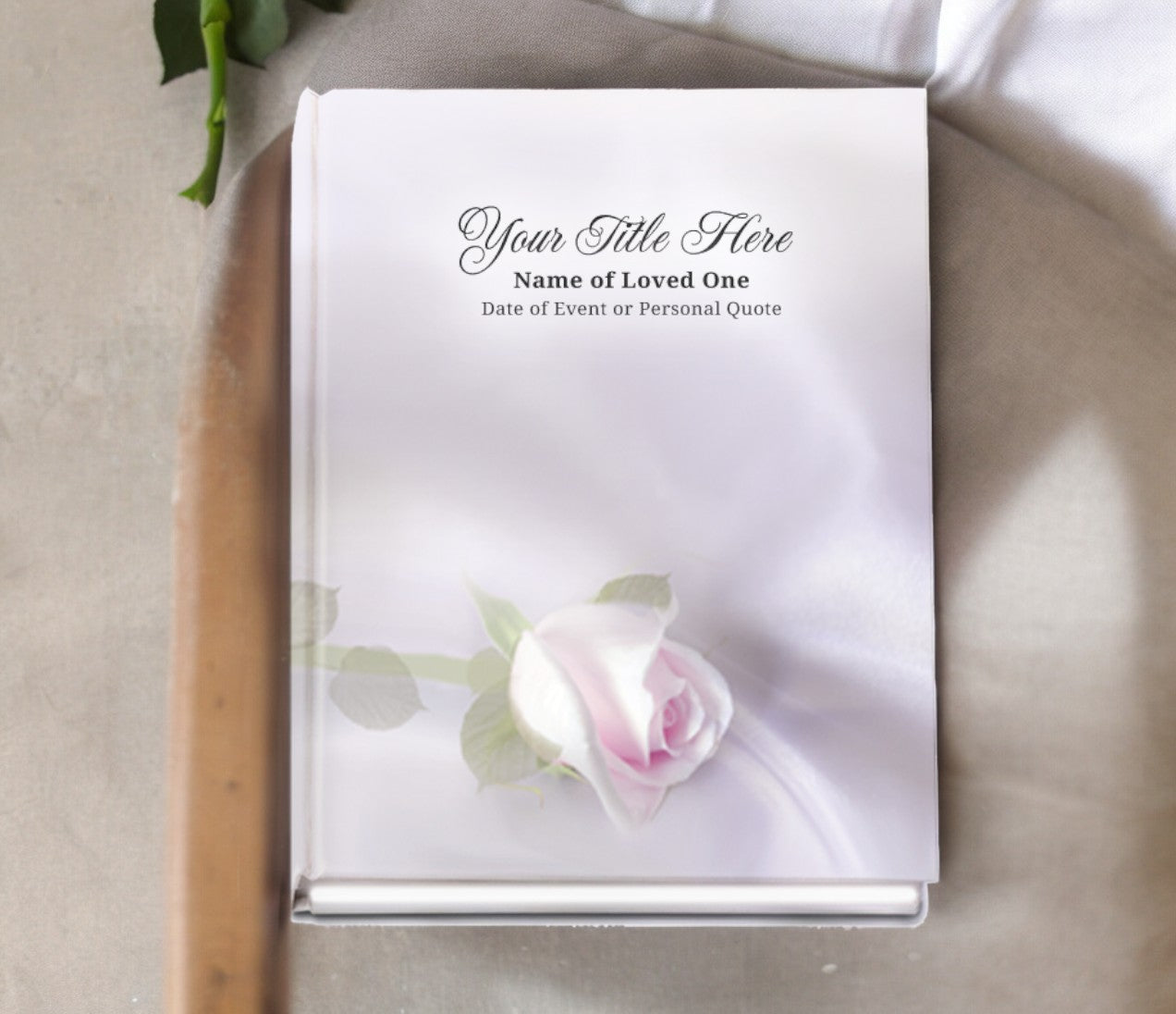 Beloved Perfect Bind Funeral Guest Book