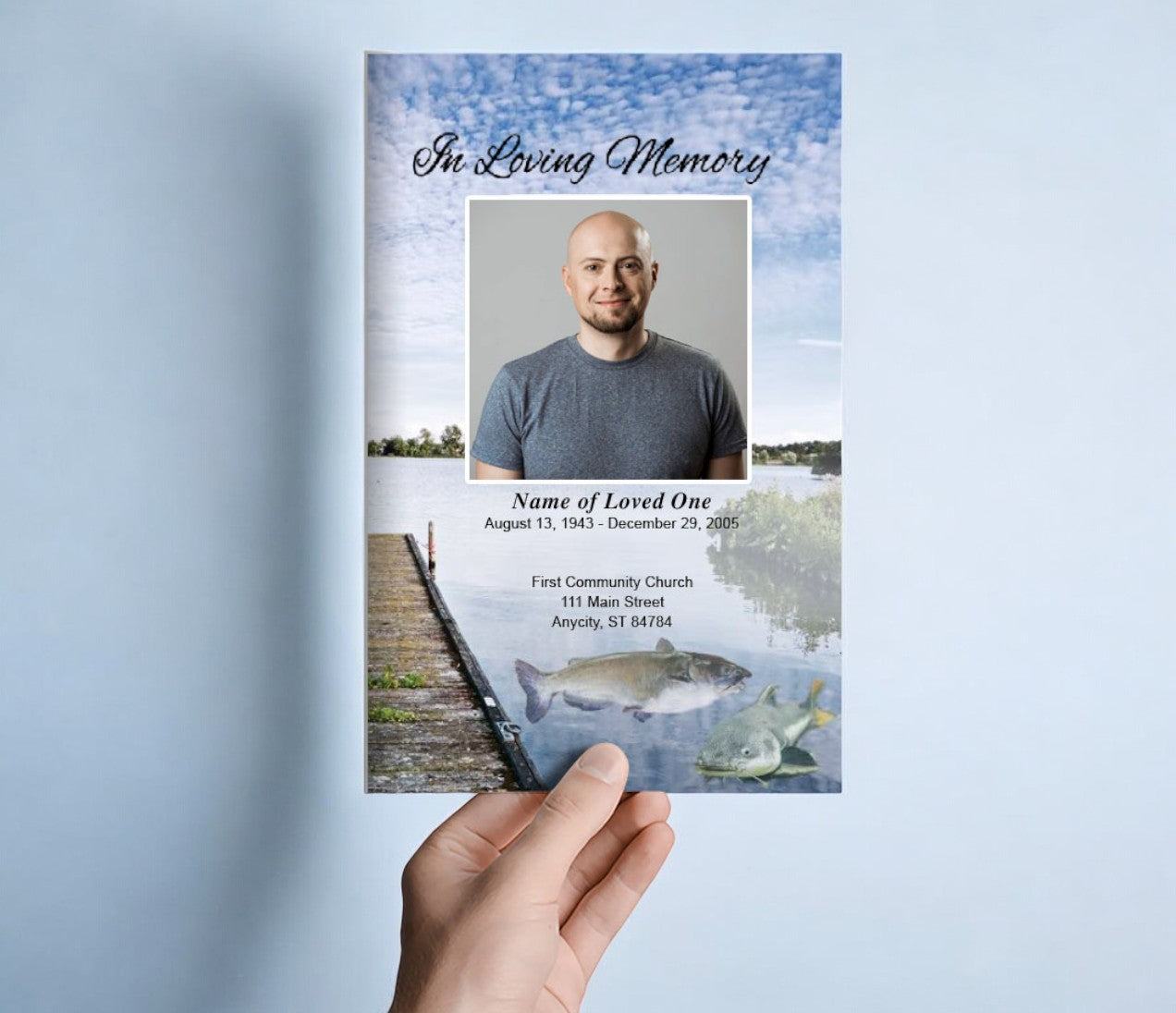 Catfish Funeral Program Template