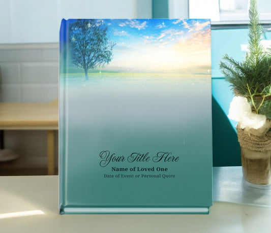 Destiny Perfect Bind Memorial Funeral Guest Book