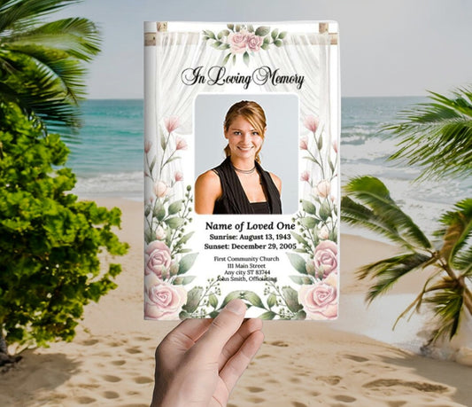 Viola Funeral Program Template