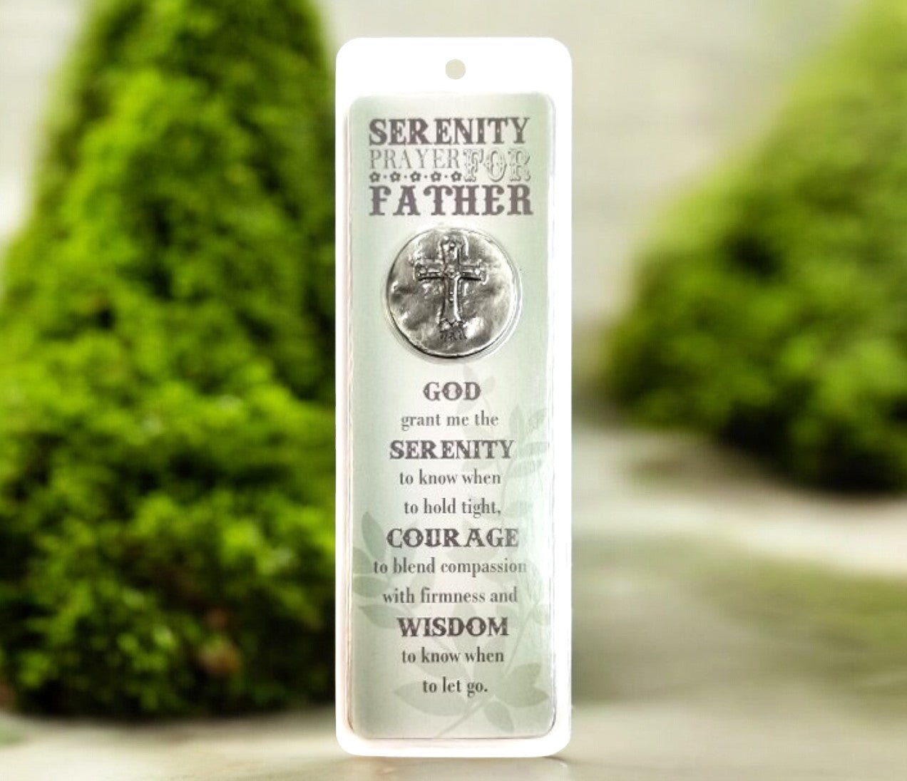 A Father's Serenity Prayer Token Memorial Bookmark - The Funeral Program Site