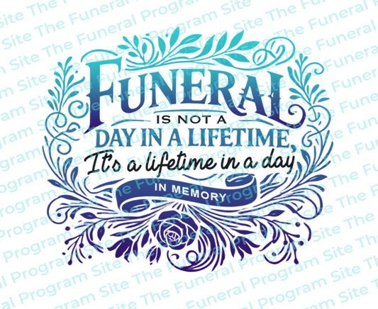 A Funeral Funeral Quote Word Art