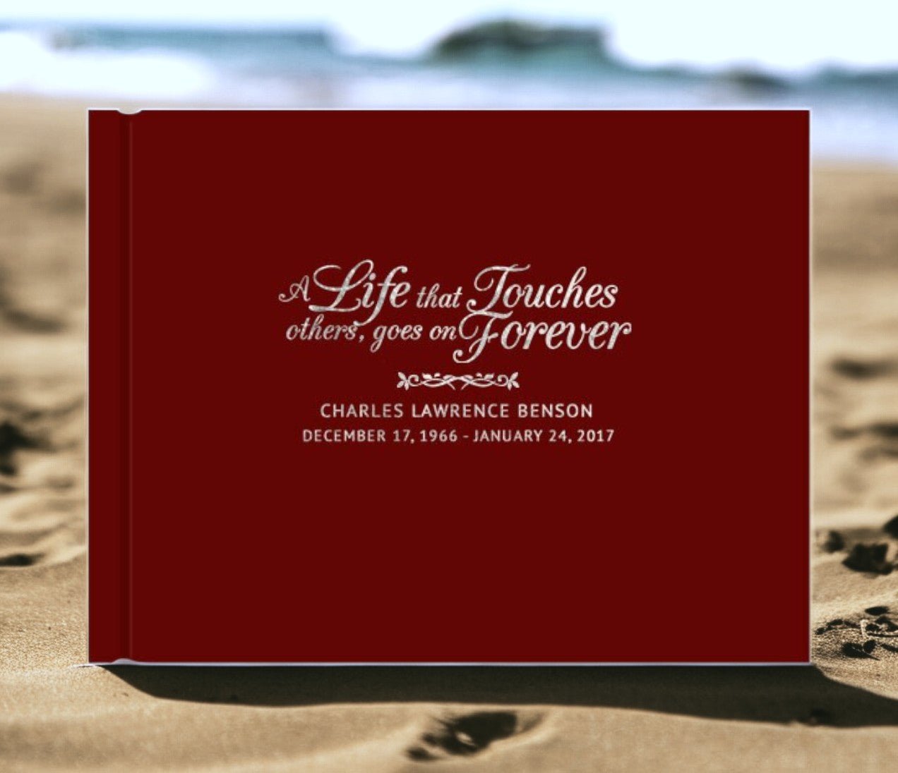 A Life That Touches Landscape Funeral Guest Book - The Funeral Program Site