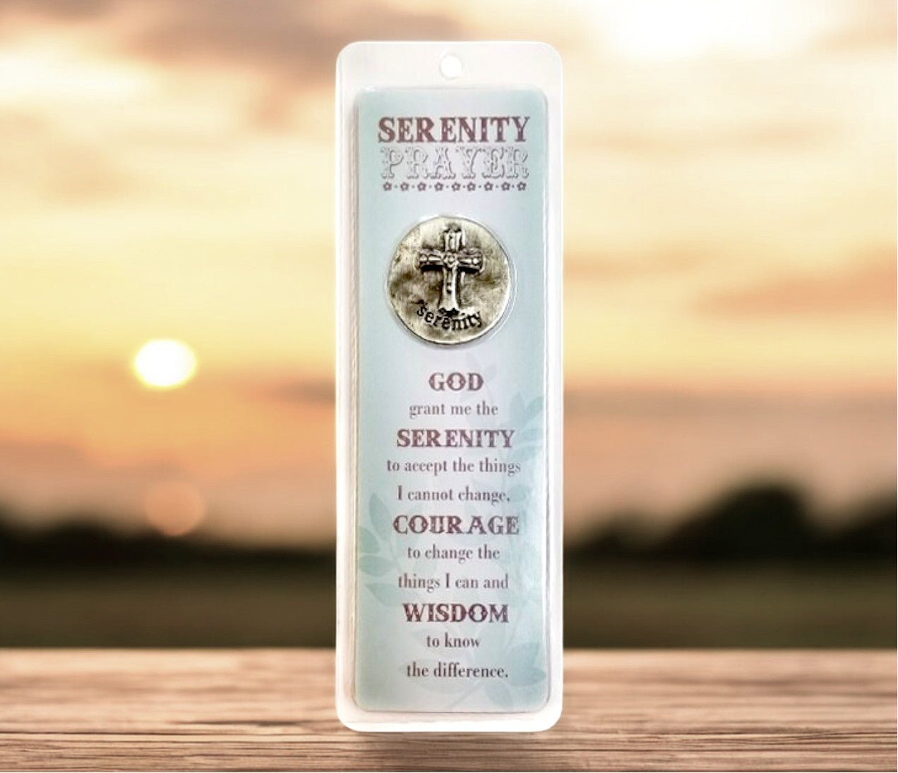 A Serenity Prayer Token Memorial Bookmark - The Funeral Program Site