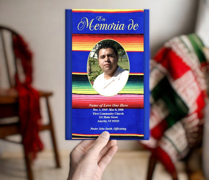 Acapulco Funeral Program Template - The Funeral Program Site