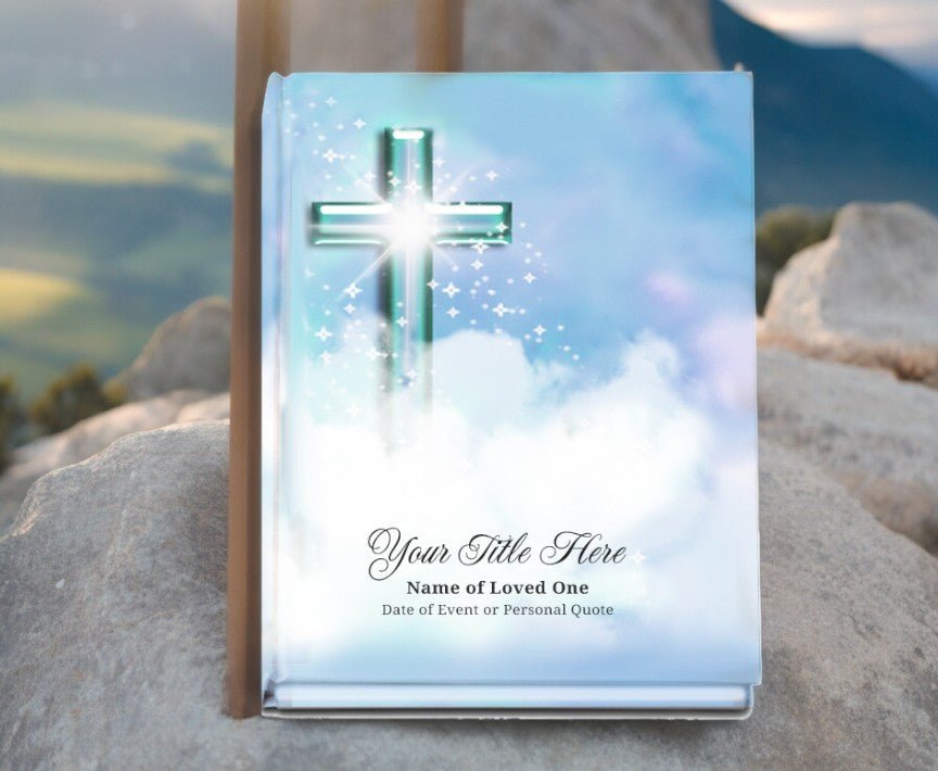 Adoration Perfect Bind Memorial Funeral Guest Book - The Funeral Program Site