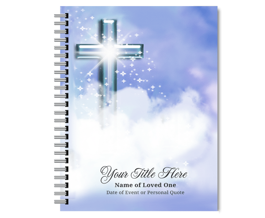 Adoration Spiral Wire Bind Memorial Funeral Guest Book - The Funeral Program Site