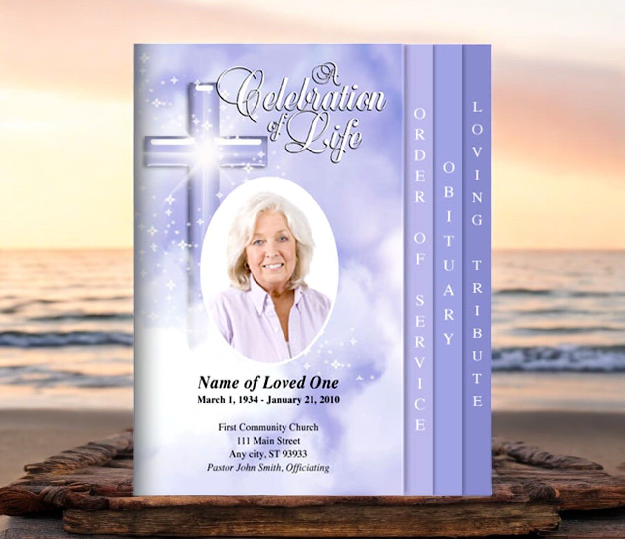 Adoration 8-Sided Graduated Program Template