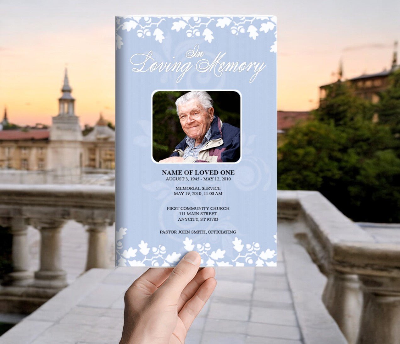 Allegro Funeral Program Template - The Funeral Program Site